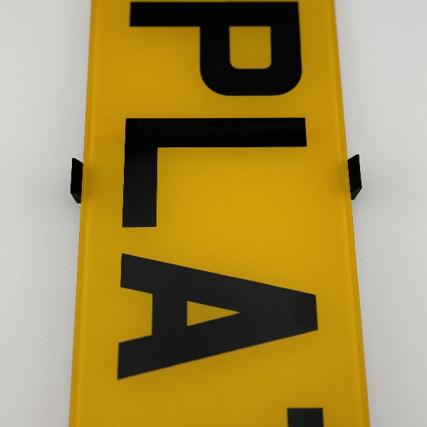 PlatePro Number Plate Holder Standard UK Plate